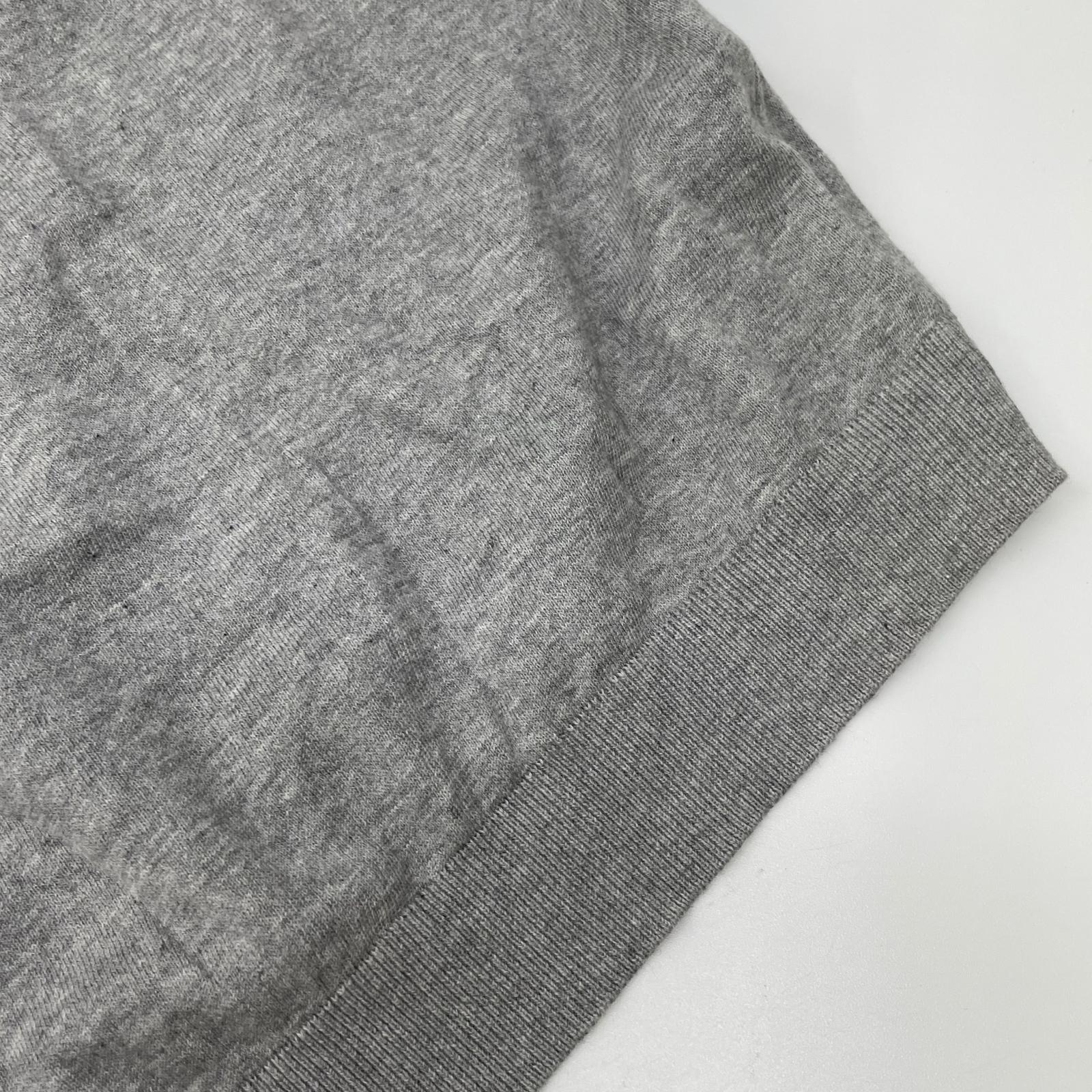 JOHN SMEDLEY ジョンスメドレー ライトグレー コットン 半袖ニットポロシャツ トップス