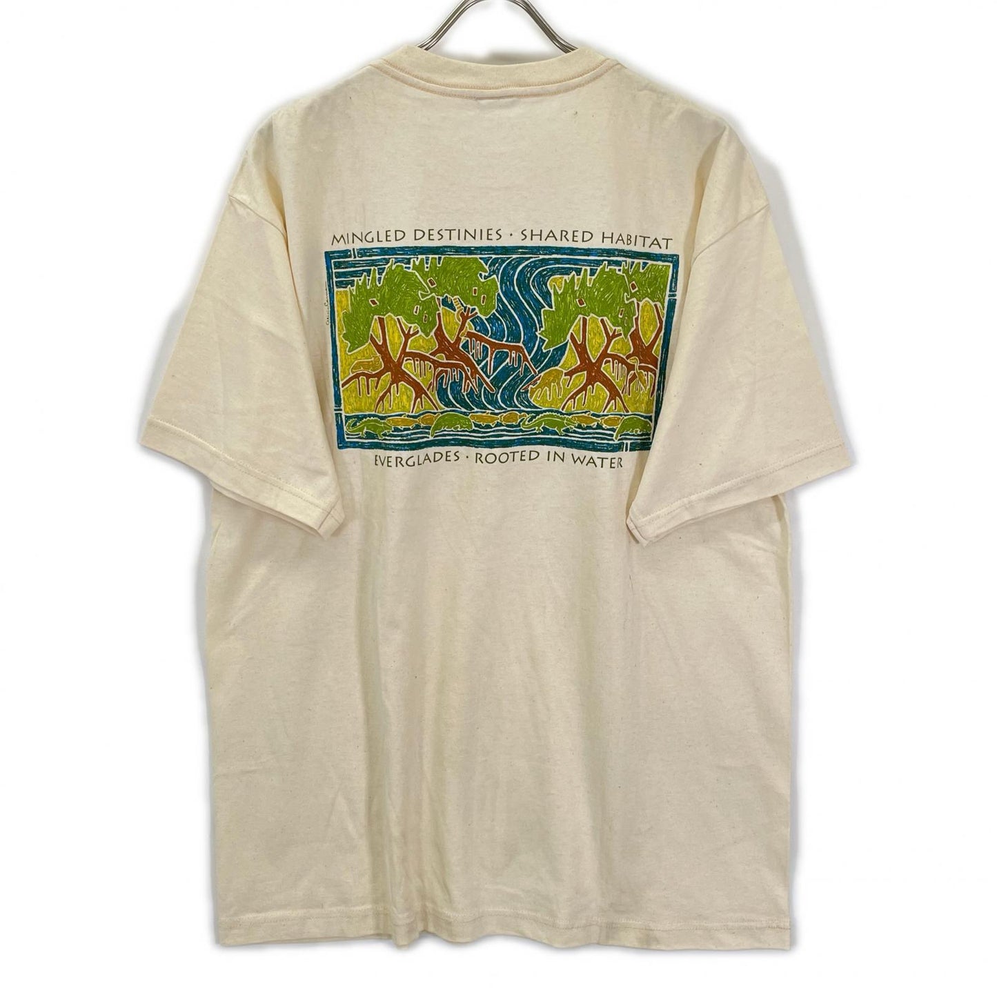 Patagonia パタゴニア 90s USA製 エバーグレースプリント 半袖Tシャツ トップス