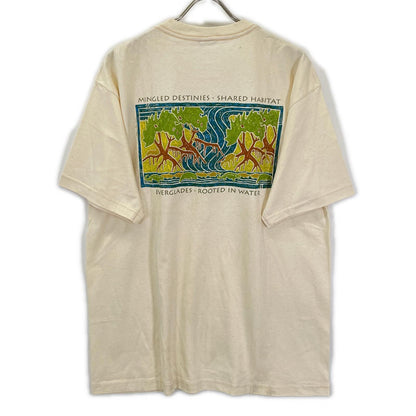 Patagonia パタゴニア 90s USA製 エバーグレースプリント 半袖Tシャツ トップス