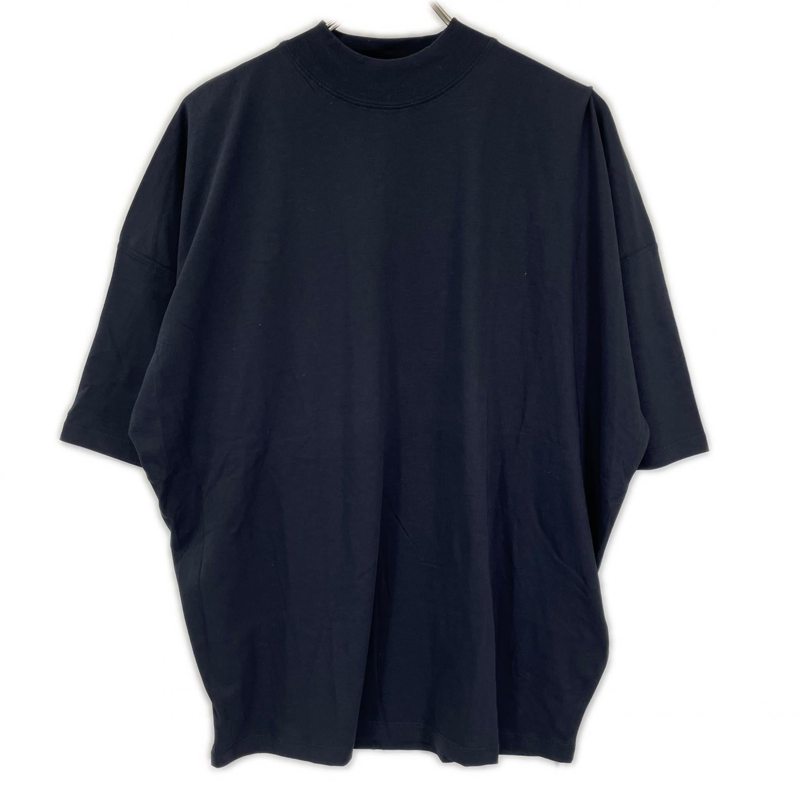 JILSANDER ジルサンダー JSMQ706022 ネイビー モックネック 半袖Tシャツ トップス