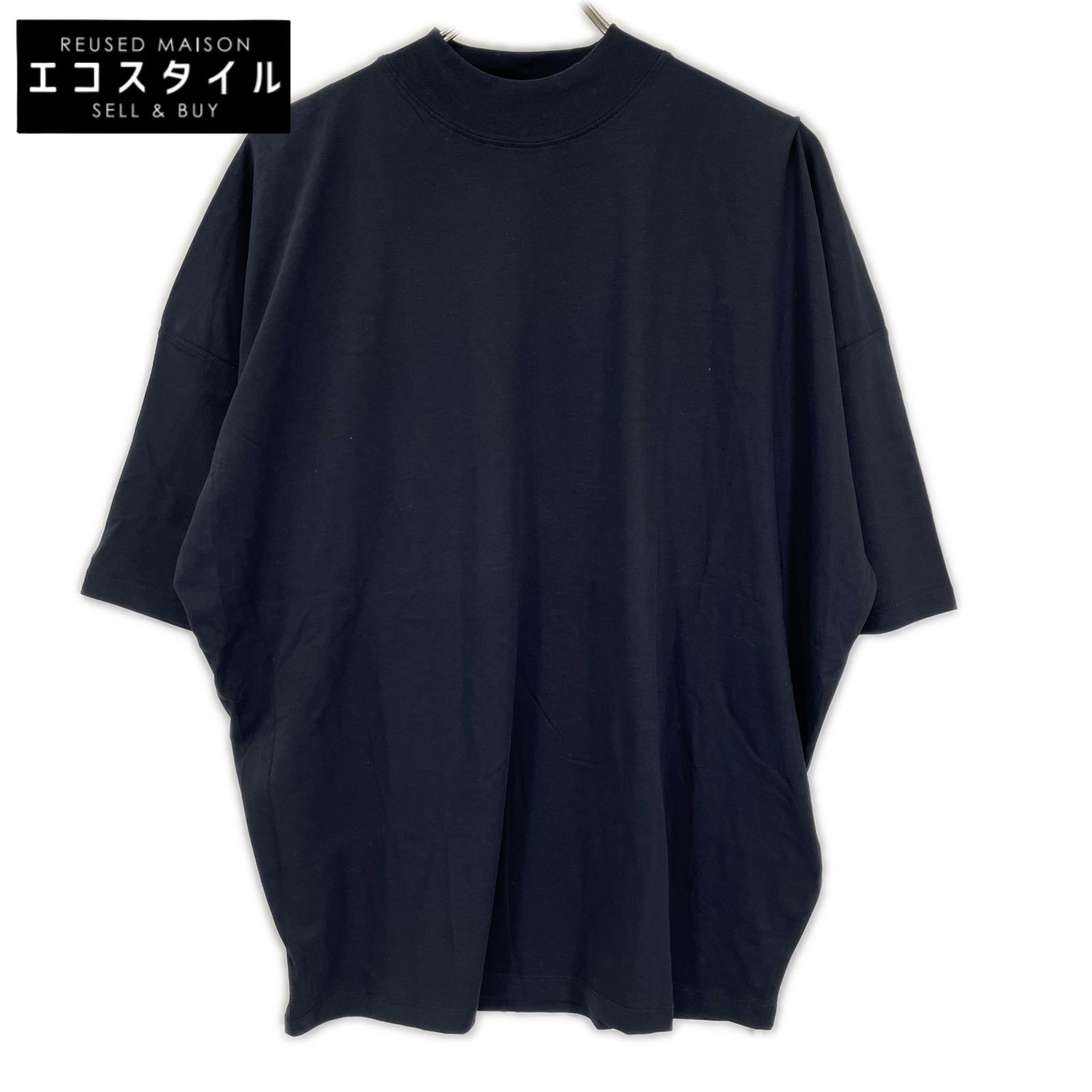 JILSANDER ジルサンダー JSMQ706022 ネイビー モックネック 半袖Tシャツ トップス