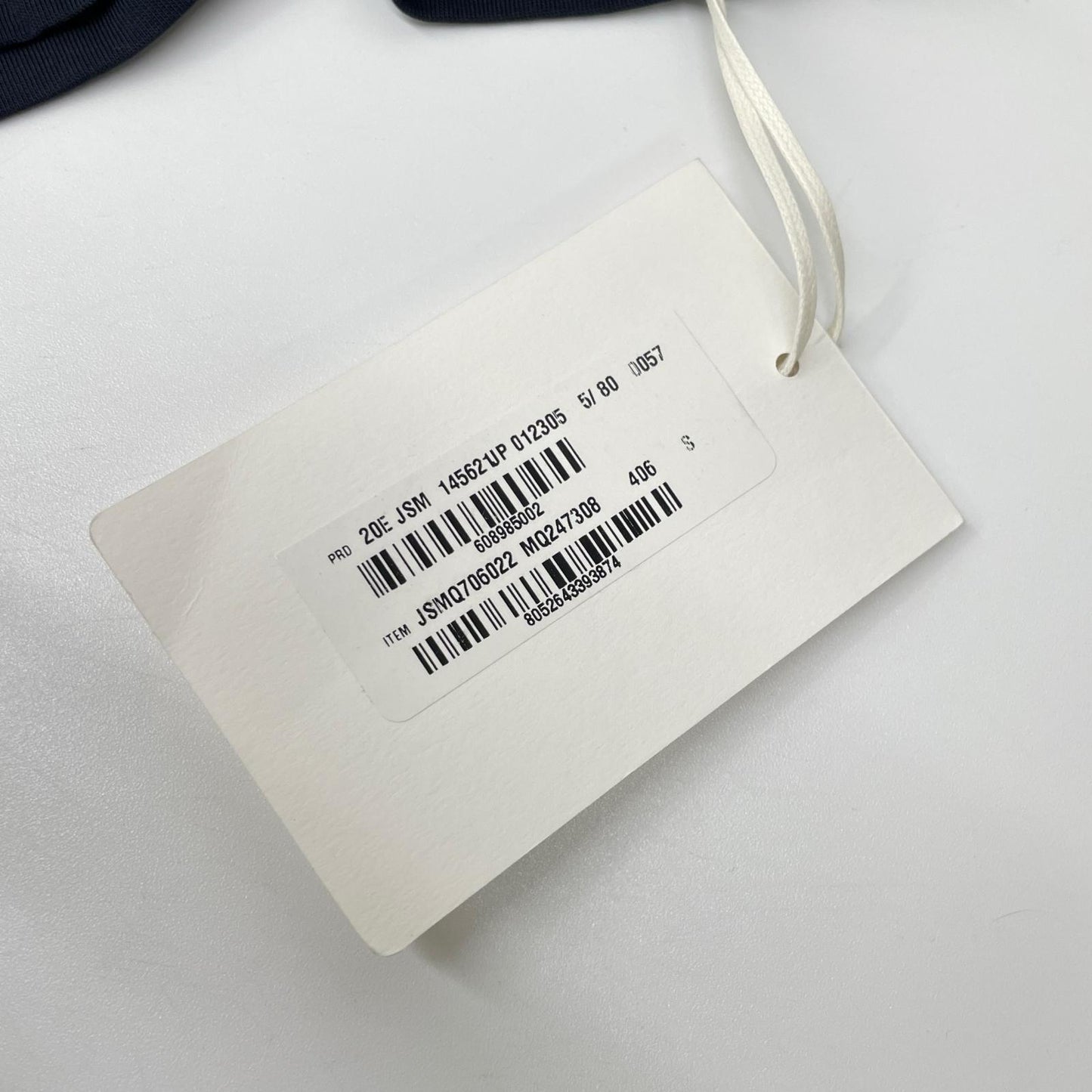 JILSANDER ジルサンダー JSMQ706022 ネイビー モックネック 半袖Tシャツ トップス