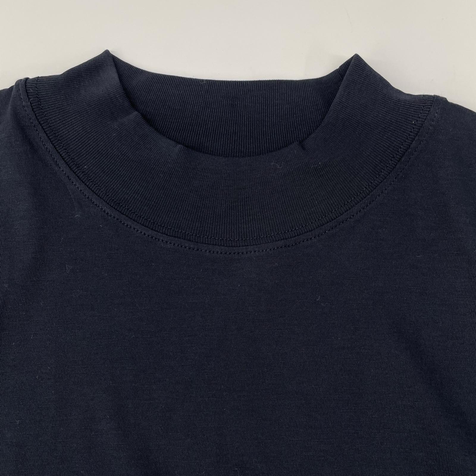 JILSANDER ジルサンダー JSMQ706022 ネイビー モックネック 半袖Tシャツ トップス