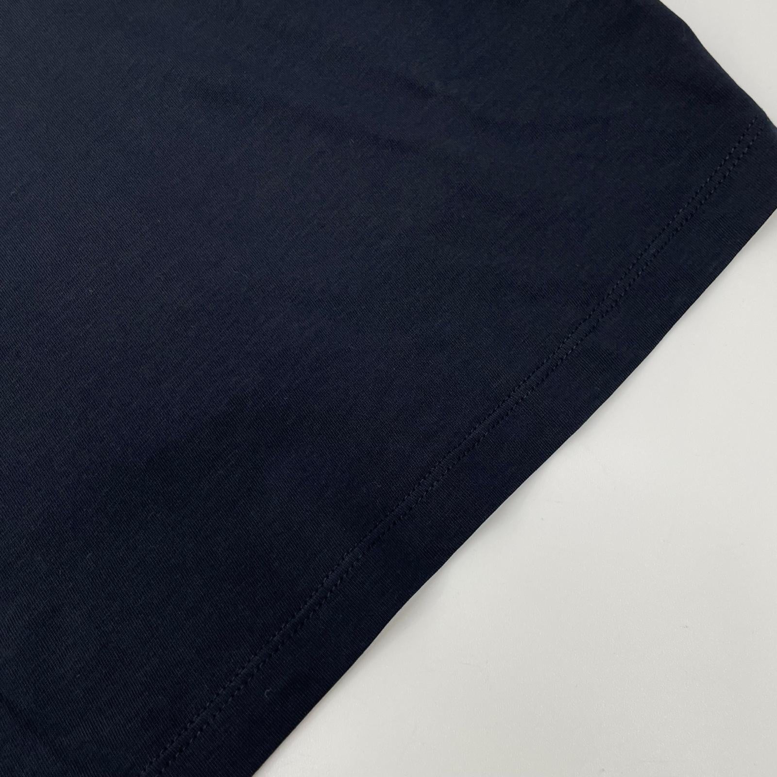 JILSANDER ジルサンダー JSMQ706022 ネイビー モックネック 半袖Tシャツ トップス