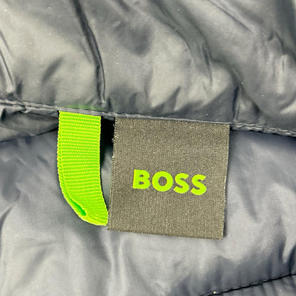 BOSS ボス 50472473 ネイビー/ホワイト パファー ベスト ベスト