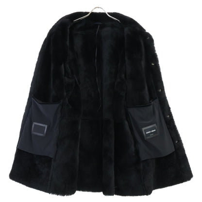 GIORGIOARMANI ジョルジオアルマーニ 【国内正規】4SL80P 4SP89 スタンドカラー ムートン コート