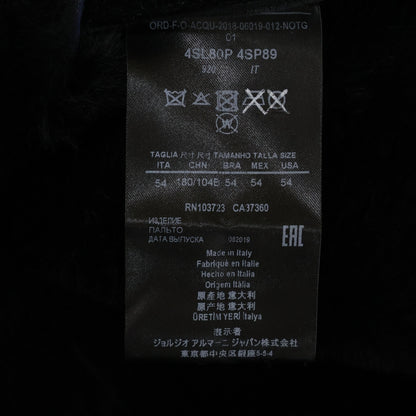 GIORGIOARMANI ジョルジオアルマーニ 【国内正規】4SL80P 4SP89 スタンドカラー ムートン コート