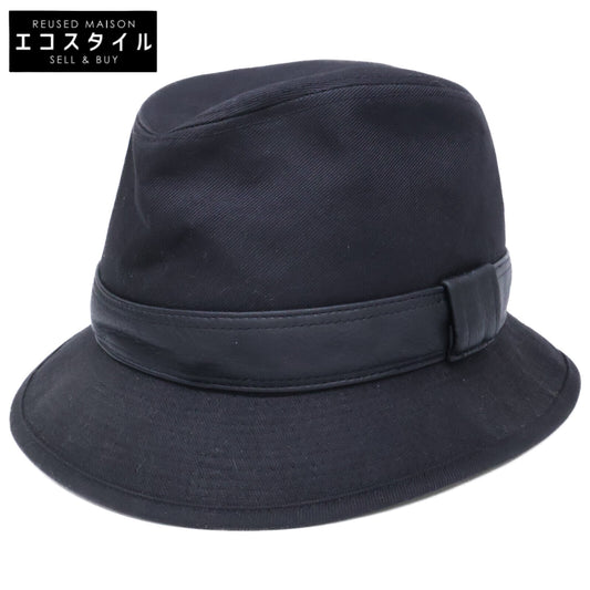 HERMES エルメス 【即決/国内正規】コットン ディアスキン 中折れハット 帽子