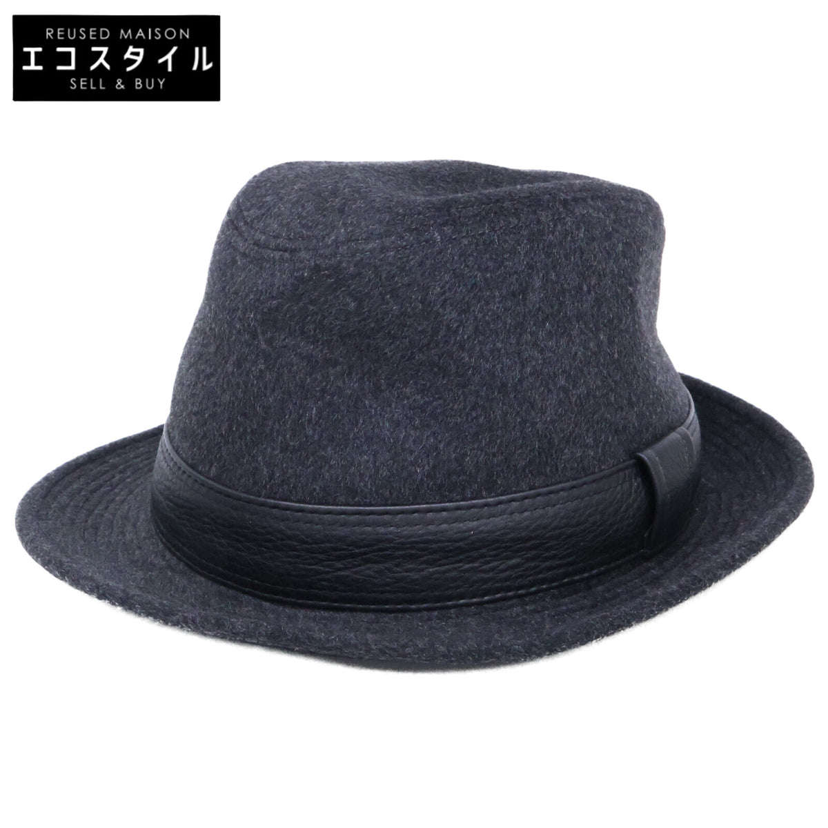 HERMES エルメス カシミヤ ディアスキン 中折れハット 帽子