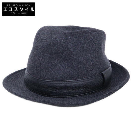 HERMES エルメス カシミヤ ディアスキン 中折れハット 帽子