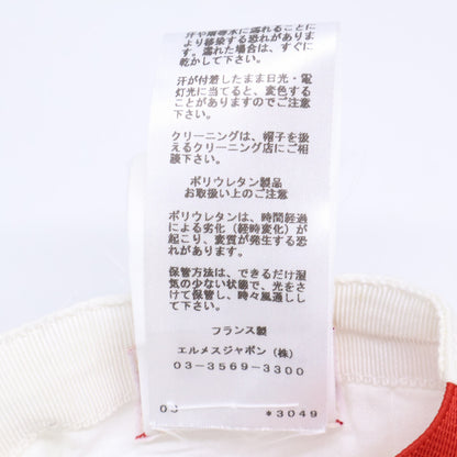 HERMES エルメス セリエ刺繍 コットン キャップ 帽子