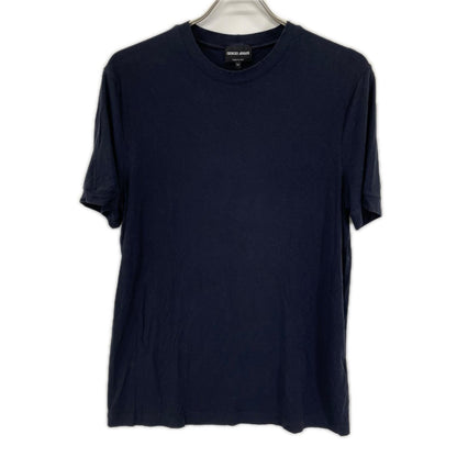 GIORGIOARMANI ジョルジオアルマーニ 8NST52 SJP4Z パープル クルーネックTシャツ ストレッチビスコース ジャージー トップス