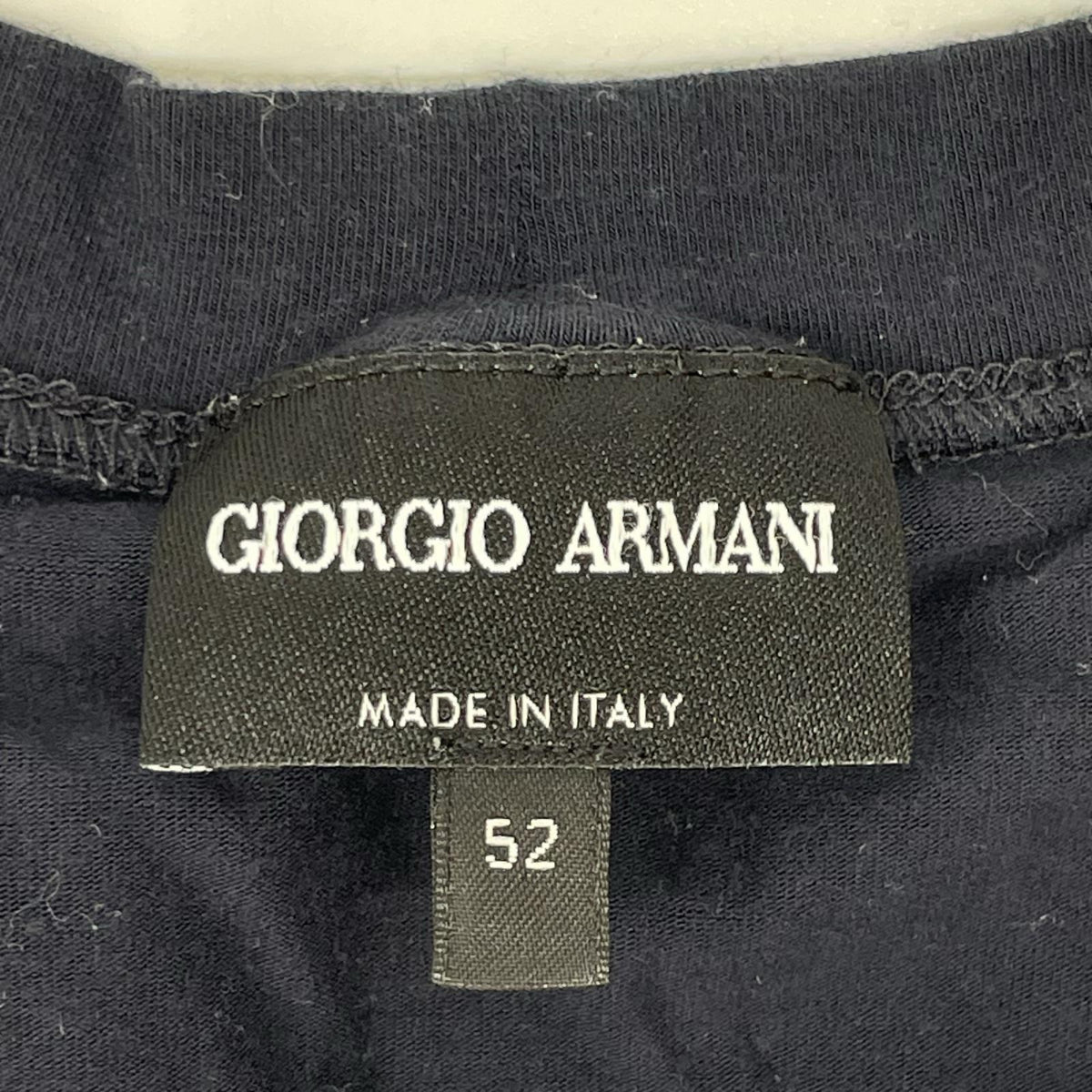 GIORGIOARMANI ジョルジオアルマーニ 8NST52 SJP4Z パープル クルーネックTシャツ ストレッチビスコース ジャージー トップス