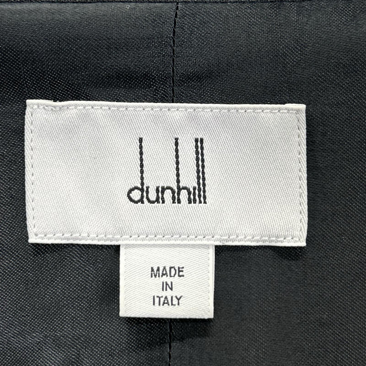 dunhill/ALFREDDUNHILL ダンヒル ブラック リネン混 サファリシャツ トップス