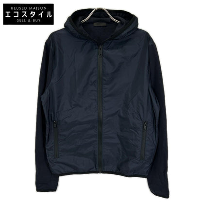 PRADA プラダ 21年製 SJC568 R191 Q86 ネイビー ジップアップフーディ トップス