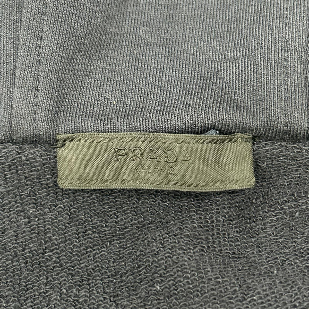 PRADA プラダ 21年製 SJC568 R191 Q86 ネイビー ジップアップフーディ トップス