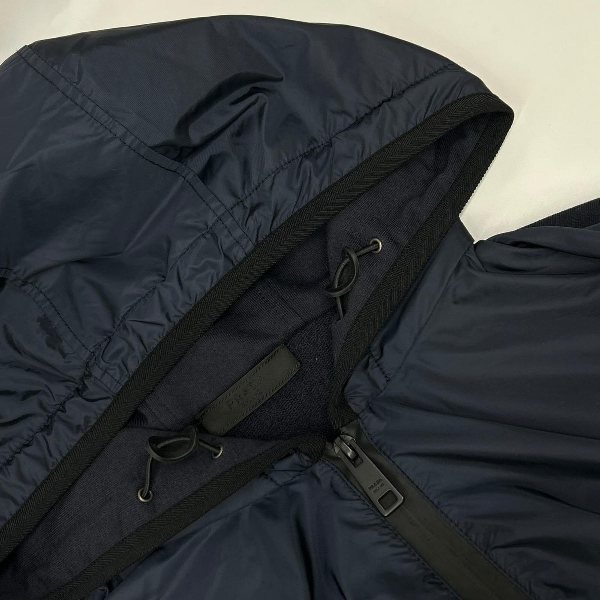PRADA プラダ 21年製 SJC568 R191 Q86 ネイビー ジップアップフーディ トップス