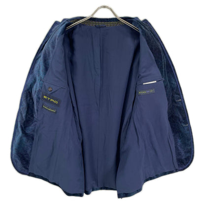 ETRO エトロ 122-1187P-5008 ネイビー SUPERLEGGERA ベロア ジャケット ジャケット
