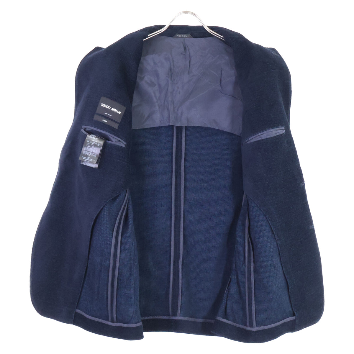 GIORGIOARMANI ジョルジオアルマーニ 【国内正規】8WGGG02B アプトンライン シルク混紡ツイル シングルブレストジャケット ジャケット