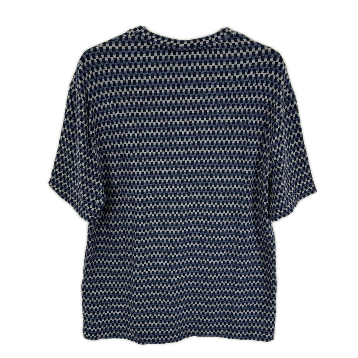 GIORGIOARMANI ジョルジオアルマーニ GM000242 ネイビー 総柄 ニットTシャツ トップス
