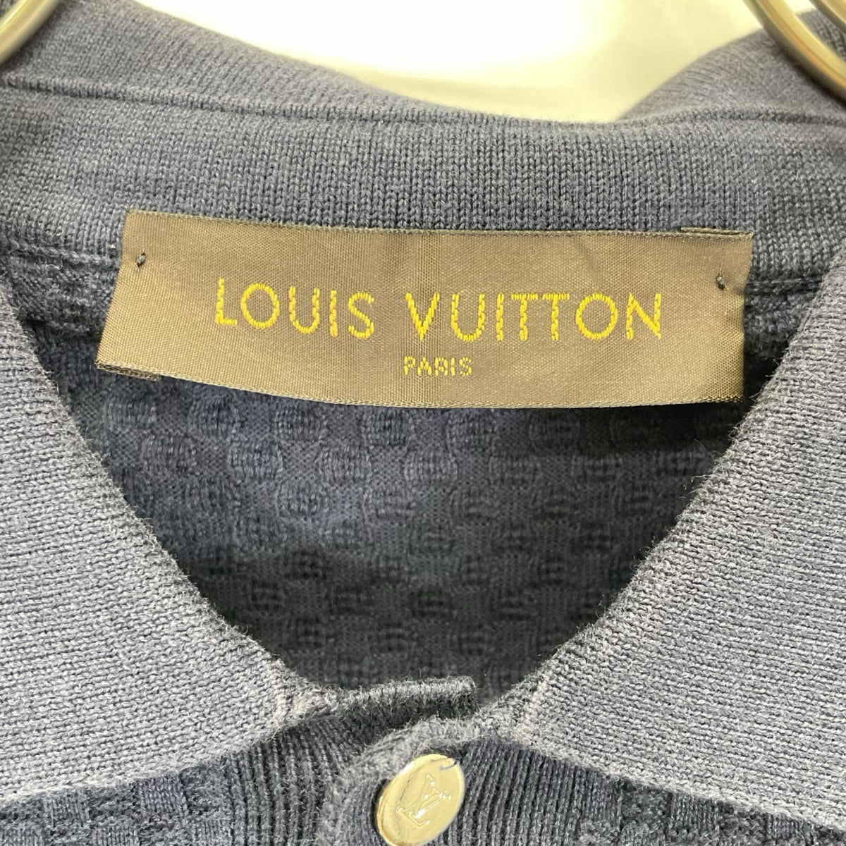 LOUIS VUITTON ルイヴィトン H7N41WKC9 コットンシルクカシミヤ ニットシャツ トップス