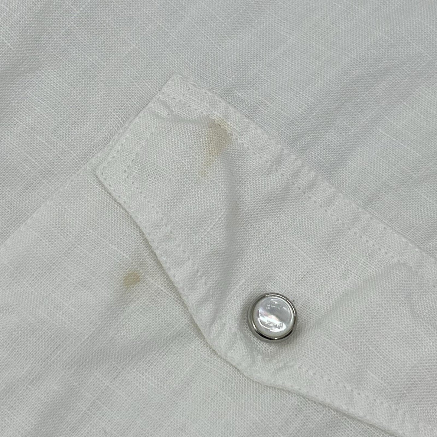 Brioni ブリオーニ ホワイト リネンシャツ トップス