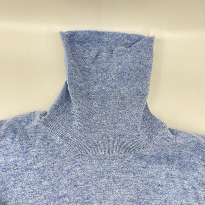 BRUNELLO CUCINELLI ブルネロクチネリ ブルー カシミヤ タートルネックニット トップス