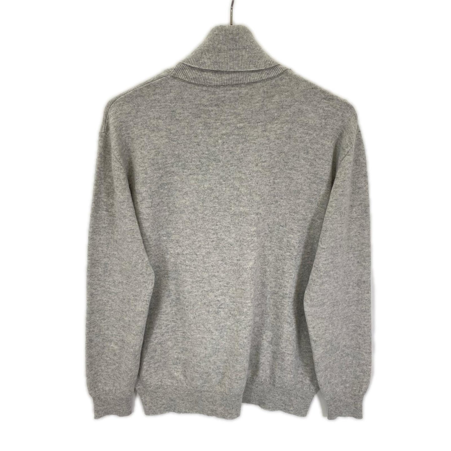 BRUNELLO CUCINELLI ブルネロクチネリ グレー カシミヤ タートルネックニット トップス