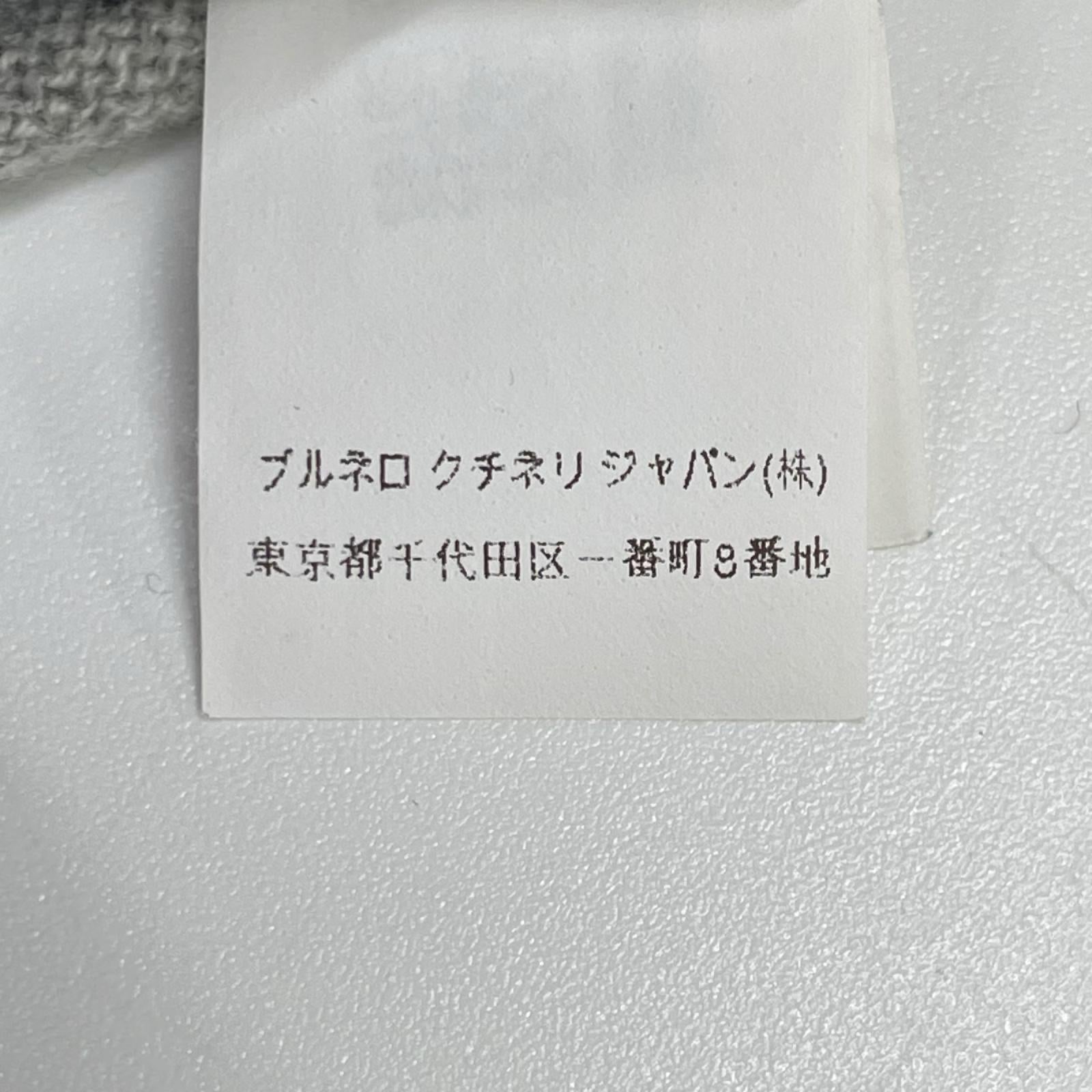 BRUNELLO CUCINELLI ブルネロクチネリ グレー カシミヤ タートルネックニット トップス