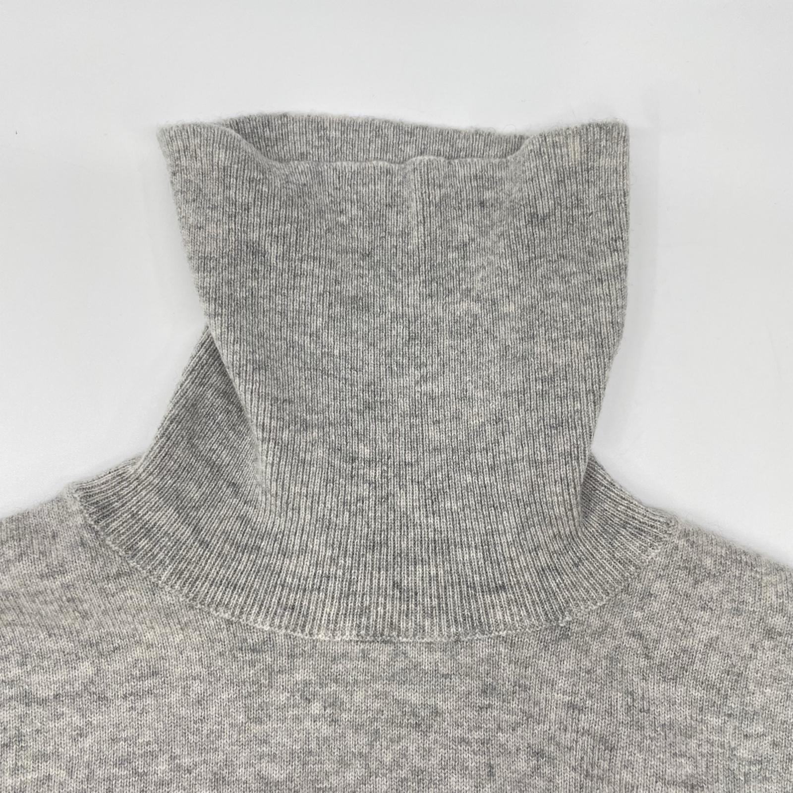 BRUNELLO CUCINELLI ブルネロクチネリ グレー カシミヤ タートルネックニット トップス