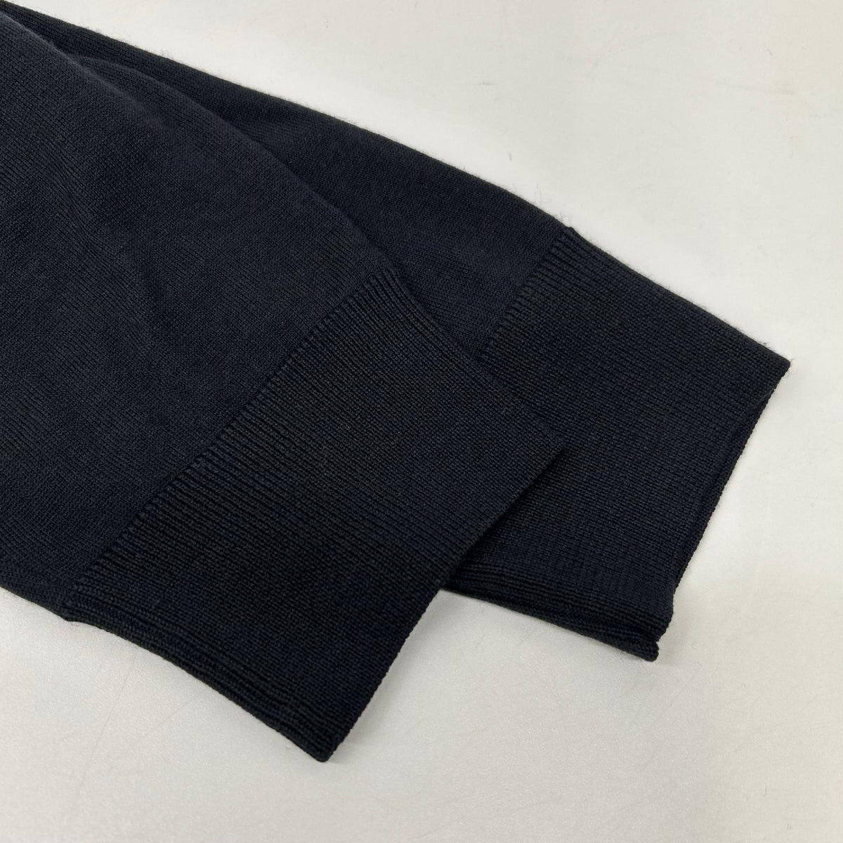 dunhill/ALFREDDUNHILL ダンヒル ブラック ウールシルク ニットカーディガン トップス