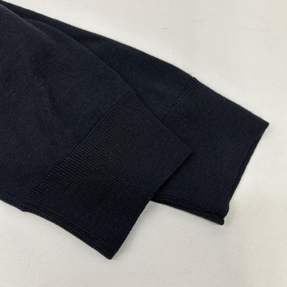 dunhill/ALFREDDUNHILL ダンヒル ブラック ウールシルク ニットカーディガン トップス
