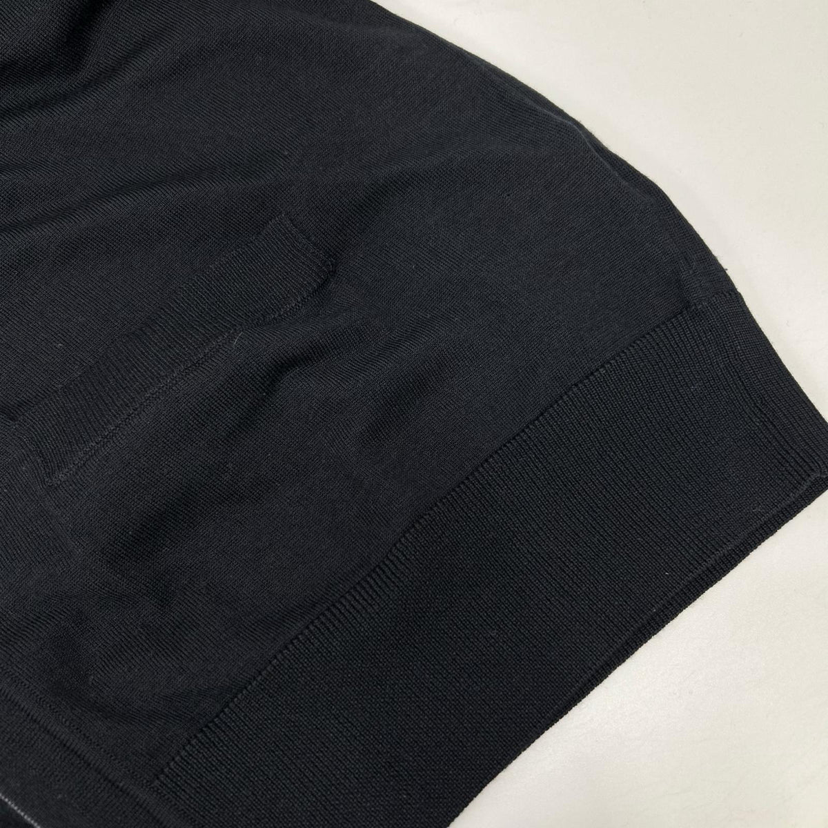 dunhill/ALFREDDUNHILL ダンヒル ブラック ウールシルク ニットカーディガン トップス