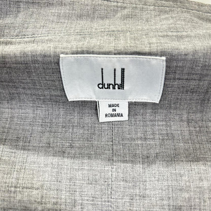 dunhill/ALFREDDUNHILL ダンヒル グレー コットンカシミヤウール ロングスリーブシャツ トップス