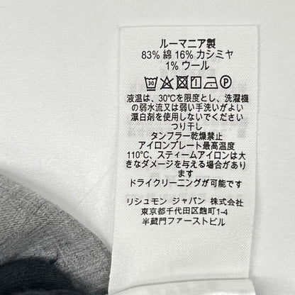 dunhill/ALFREDDUNHILL ダンヒル グレー コットンカシミヤウール ロングスリーブシャツ トップス