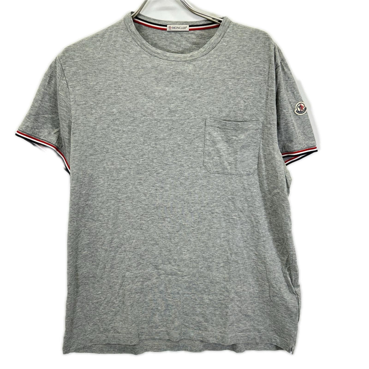 MONCLER モンクレール 16SS C10918019800 グレー 胸ポケ Tシャツ トップス