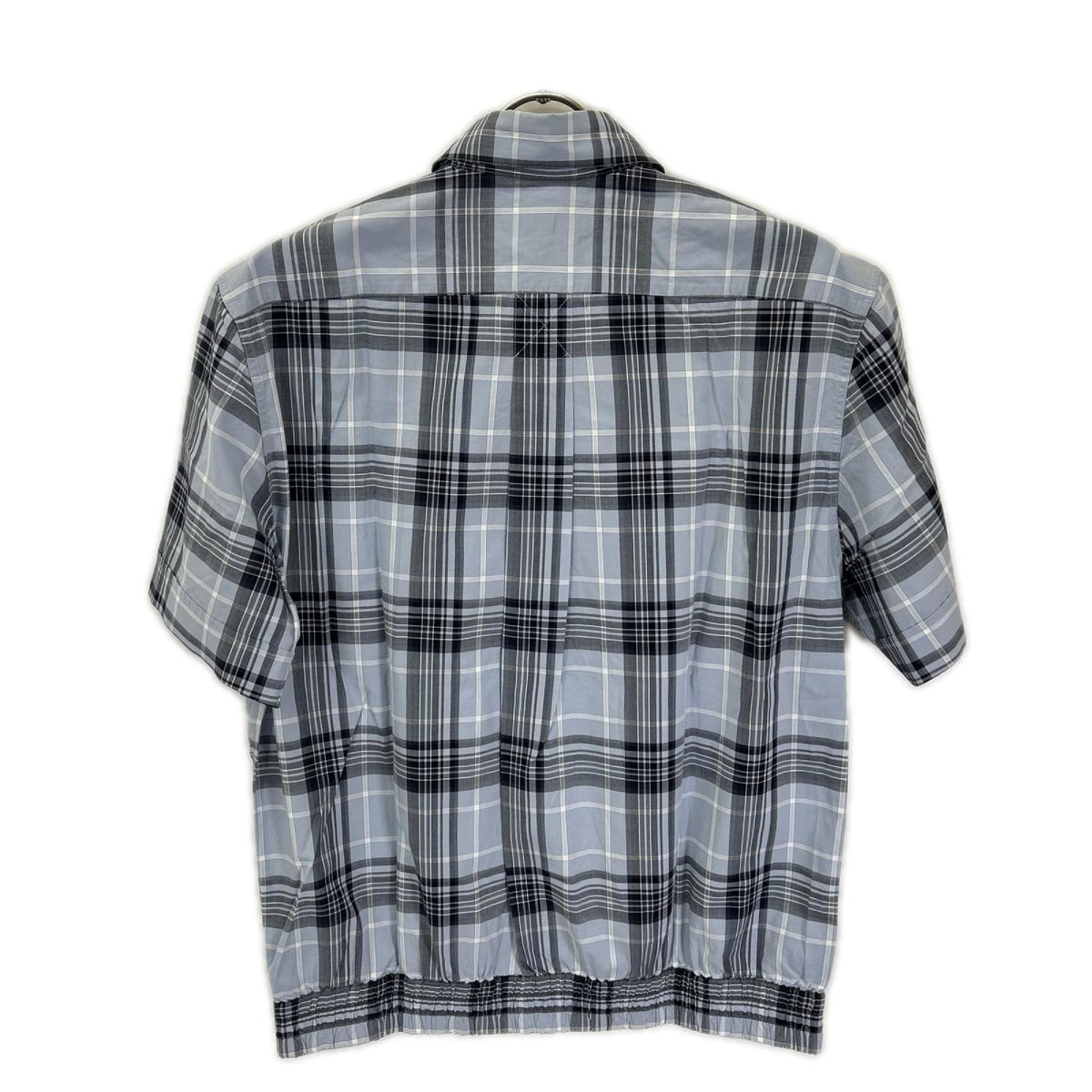DOLCE&GABBANA ドルチェアンドガッバーナ G5AJ3T/FQ5GY ブルー チェック ハーフスリーブシャツ トップス