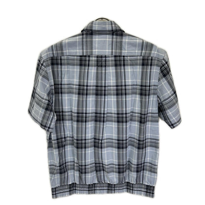 DOLCE&GABBANA ドルチェアンドガッバーナ G5AJ3T/FQ5GY ブルー チェック ハーフスリーブシャツ トップス