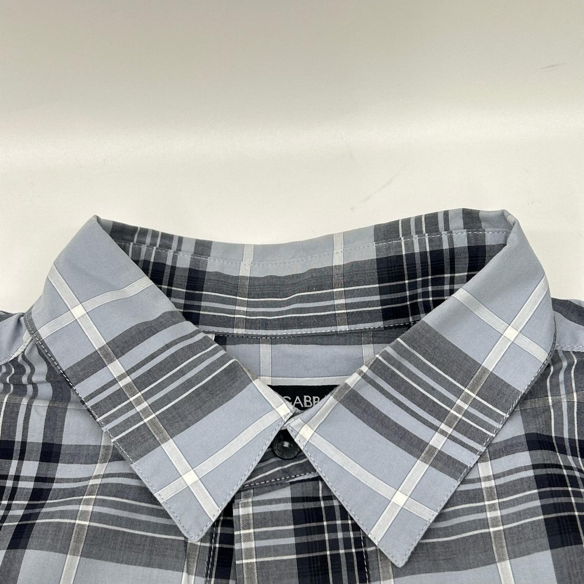 DOLCE&GABBANA ドルチェアンドガッバーナ G5AJ3T/FQ5GY ブルー チェック ハーフスリーブシャツ トップス