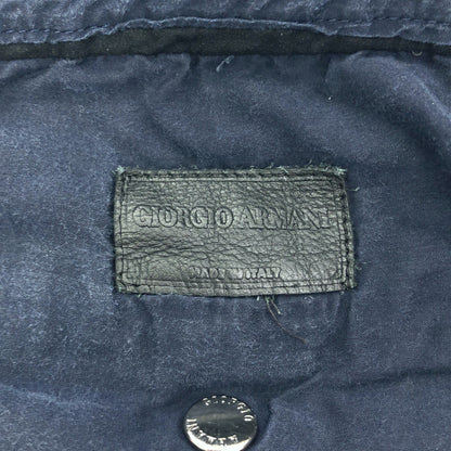 GIORGIOARMANI ジョルジオアルマーニ 3WGPP0XG/T03K4 ネイビー リヨセル&シルク イージーパンツ ボトムス