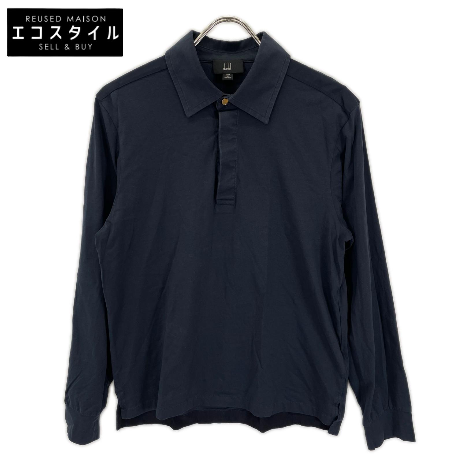 dunhill/ALFREDDUNHILL ダンヒル ネイビー コットン 長袖シャツ トップス