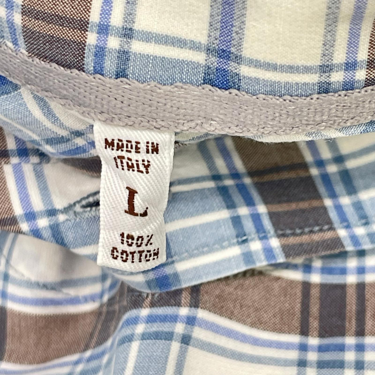 BRUNELLO CUCINELLI ブルネロクチネリ チェック柄 コットンシャツ トップス