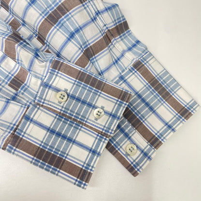 BRUNELLO CUCINELLI ブルネロクチネリ チェック柄 コットンシャツ トップス
