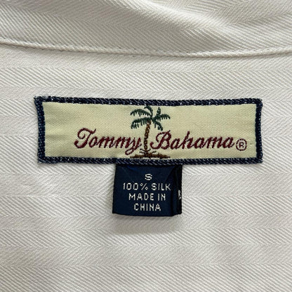 TOMMY BAHAMA トミーバハマ アイボリー Billfish Cowboy刺繍 開襟シャツ トップス