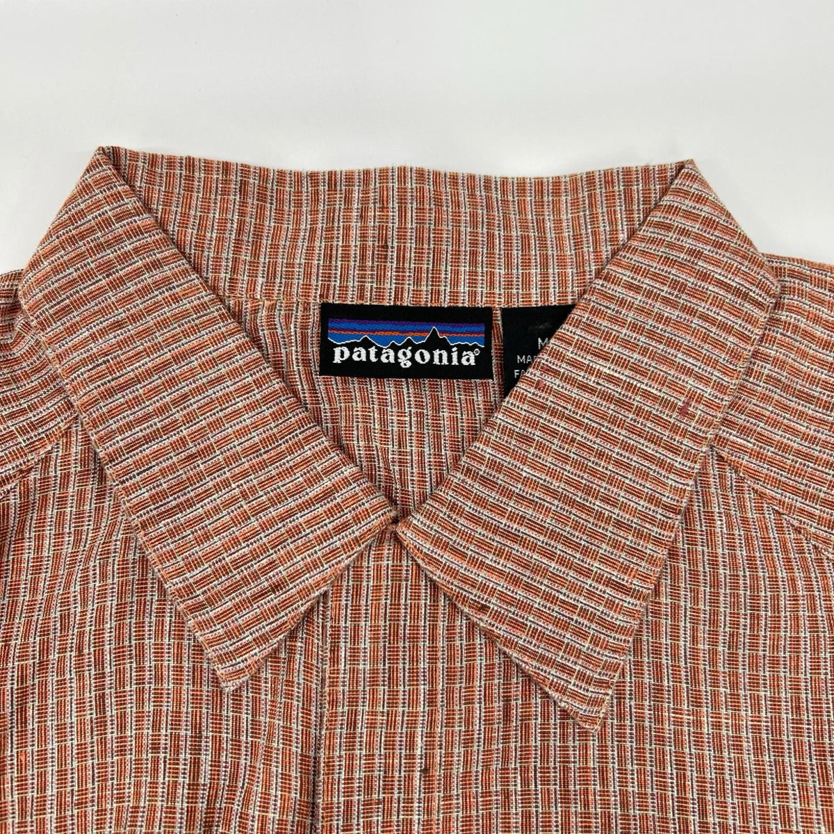 Patagonia パタゴニア 53109 ブラウン系 総柄 ヘンプシャツ トップス