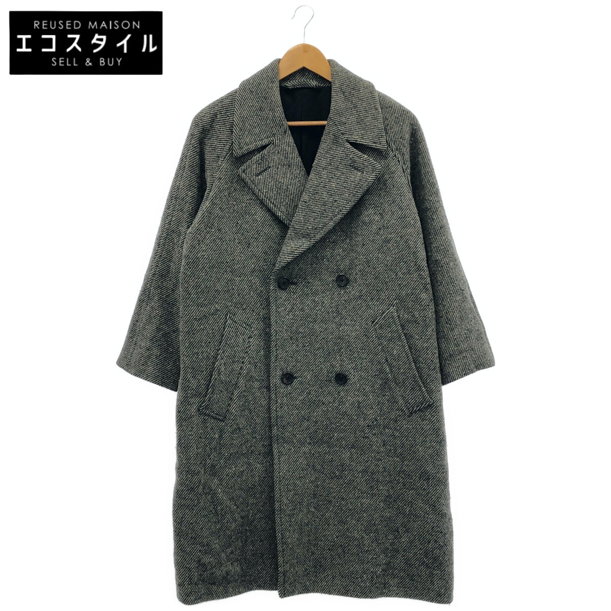 MargaretHowell マーガレットハウエル 2018年製 578-8212010 ヘリンボーン ウールチェスターコート トップス