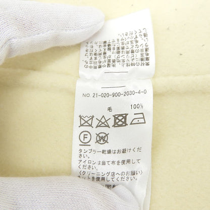 IENA イエナ ウール ノーカラー コート レディース アイボリー 38 21-020-900-2030 コート