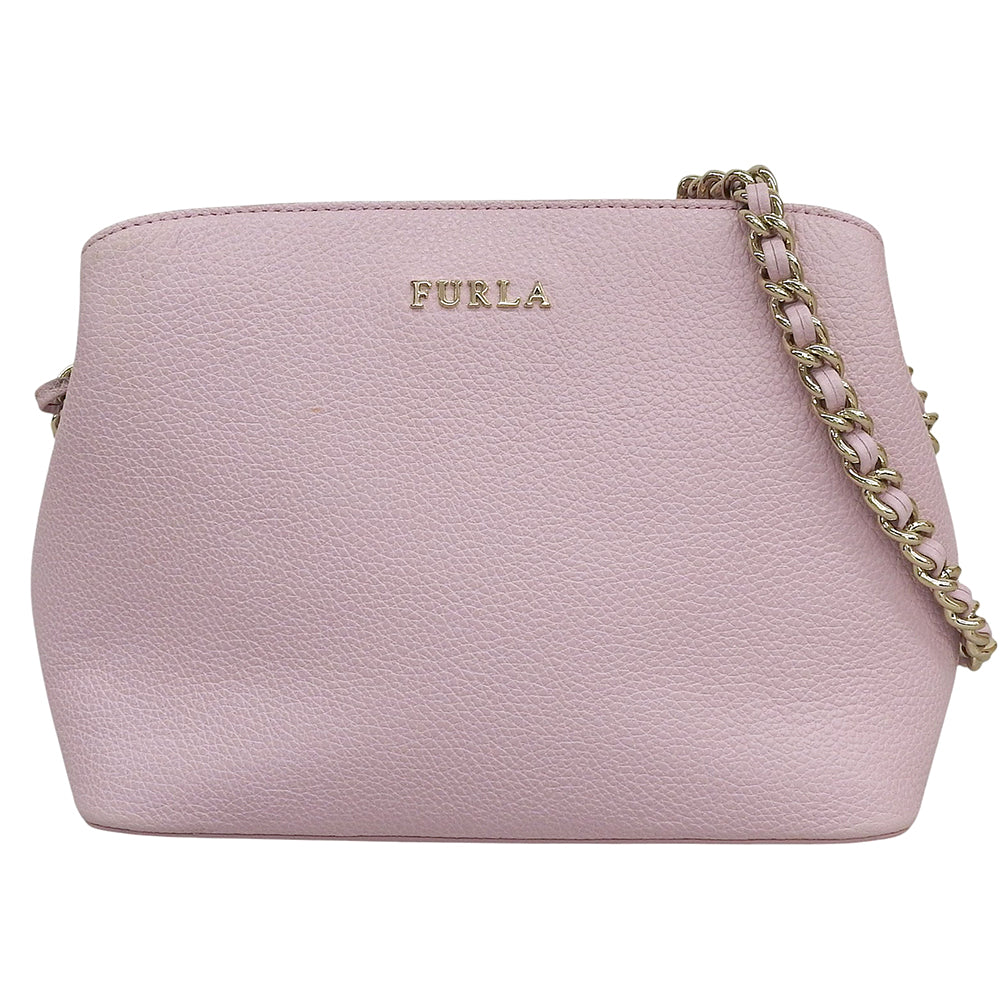 FURLA フルラ 美品 tessa mini cross ショルダーバッグ レディース ピンク 1028349 ショルダーバッグ
