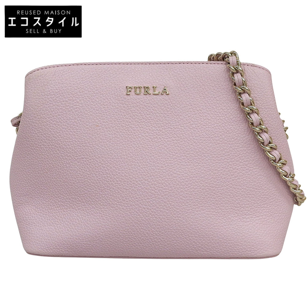 FURLA フルラ 美品 tessa mini cross ショルダーバッグ レディース ピンク 1028349 ショルダーバッグ