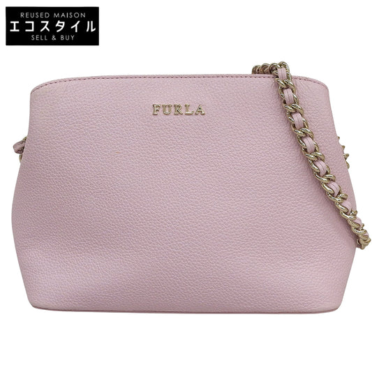 FURLA フルラ 美品 tessa mini cross ショルダーバッグ レディース ピンク 1028349 ショルダーバッグ